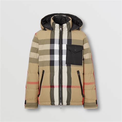 burberry hooded puffer jacket|burberry reversible puffer jacket.